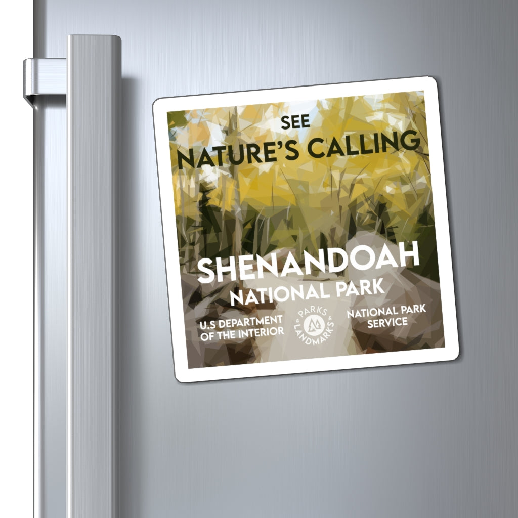 Shenandoah National Park Magnet - WPA Style