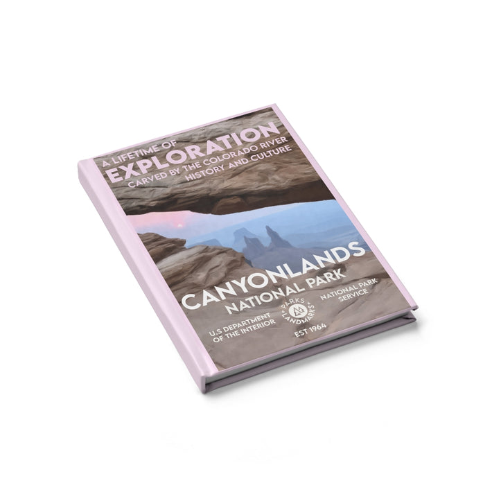 Canyonlands National Park Hardcover Blank Page Journal - WPA Style