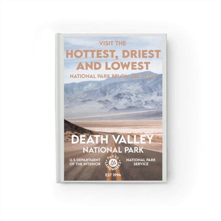 Death Valley National Park Spiral Bound Journal - Lined - WPA Style