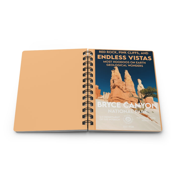 Bryce Canyon National Park Spiral Bound Journal - Lined - WPA Style