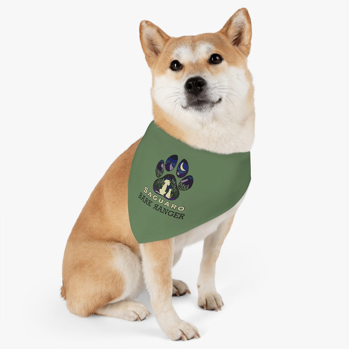 Saguaro National Park Dog Bandana - Saguaro Pet Bandana w/ Collar
