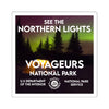 Voyageurs National Park Square Sticker - WPA Style