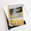Lassen Volcanic National Park Hardcover Lined Journal - WPA Style
