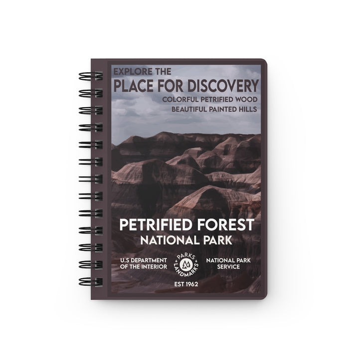 Petrified Forest National Park Spiral Bound Journal - Lined - WPA Style