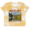 Rocky Mountain National Park Crop Top Tee - Fresh Prints Edition