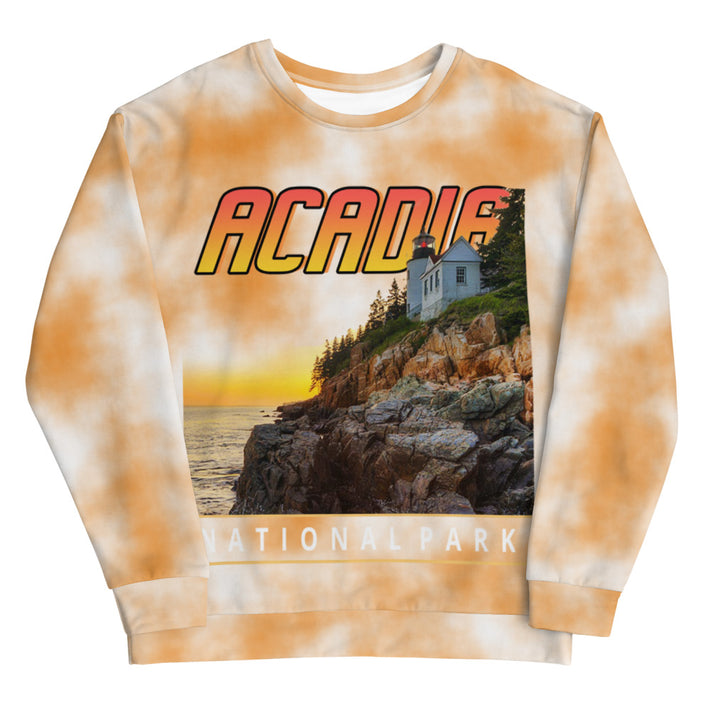 Acadia National Park Crew Neck Sweatshirt - Fresh Prints Edition