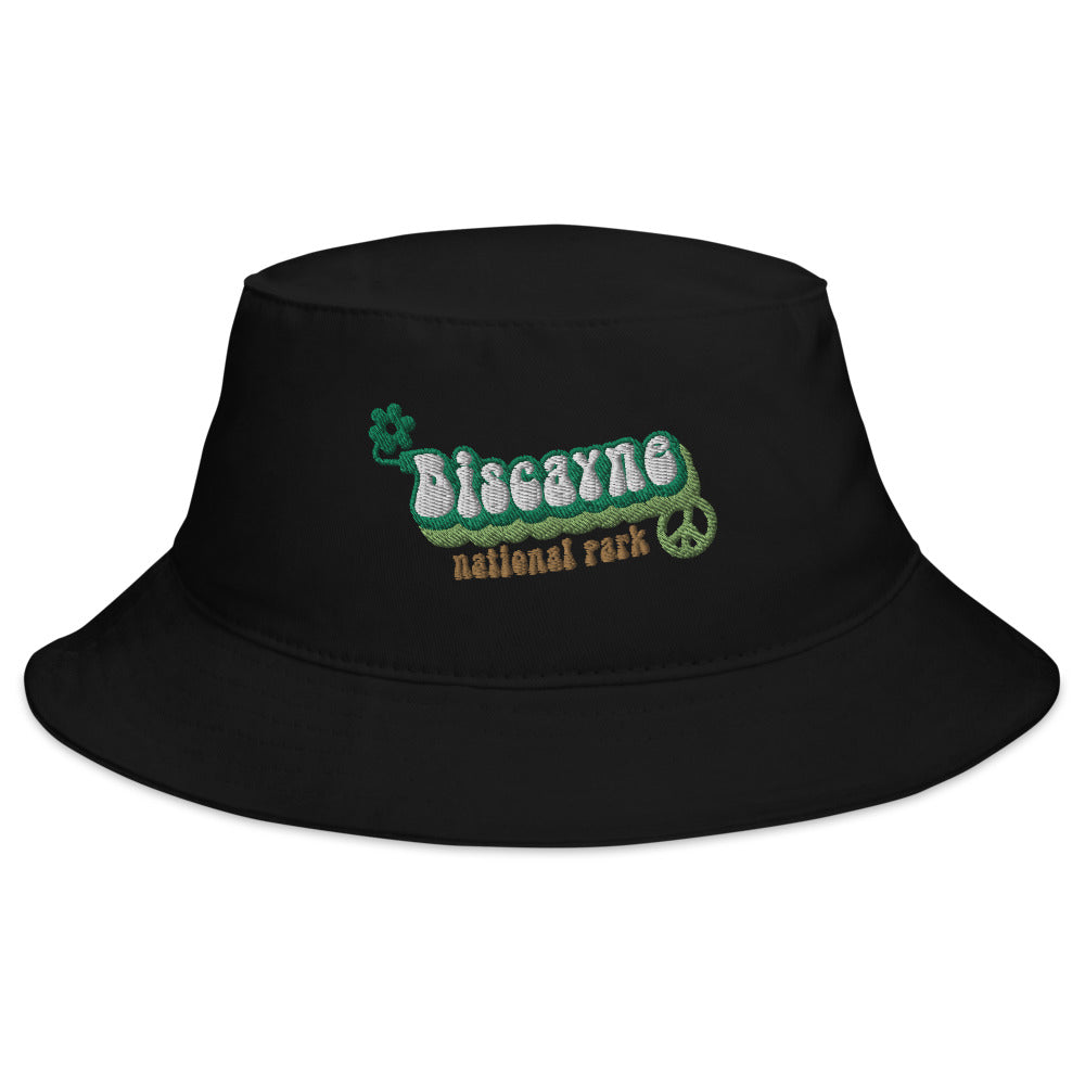 Biscayne Peace Of Nature Hat - Embroidered Bucket Hat