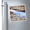 Canyonlands National Park Magnet - WPA Style