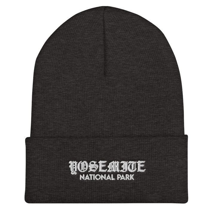 Yosemite “Park Ages” Embroidered Cuffed Beanie