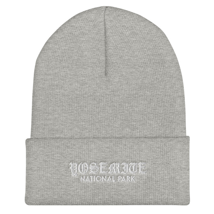 Yosemite “Park Ages” Embroidered Cuffed Beanie