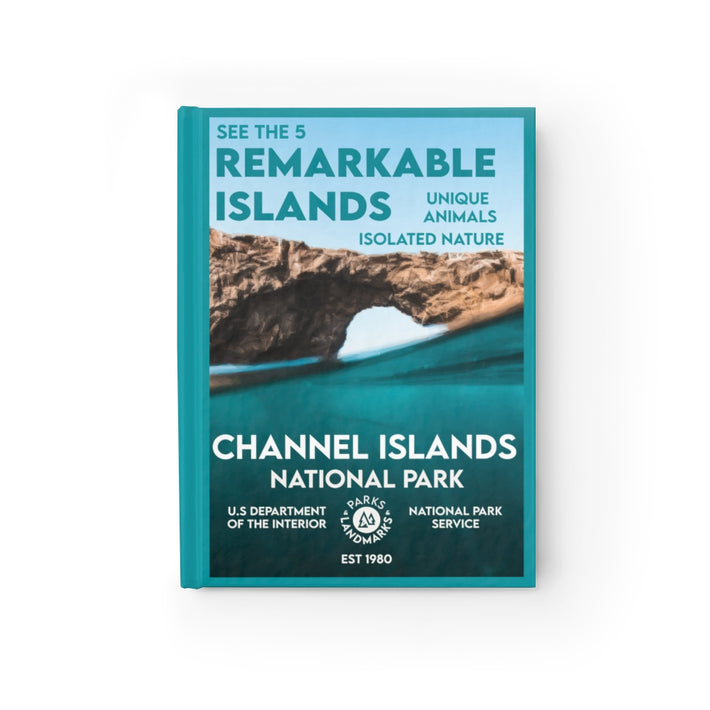 Channel Islands National Park Hardcover Blank Page Journal - WPA Style