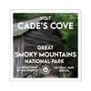 Great Smoky Mountains National Park Square Sticker - WPA Style