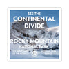 Rocky Mountain National Park Square Sticker - WPA Style