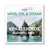 Kenai Fjords National Park Magnet - WPA Style