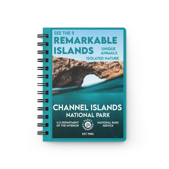 Channel Islands National Park Spiral Bound Journal - Lined - WPA Style