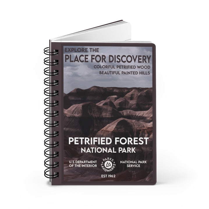Petrified Forest National Park Spiral Bound Journal - Lined - WPA Style