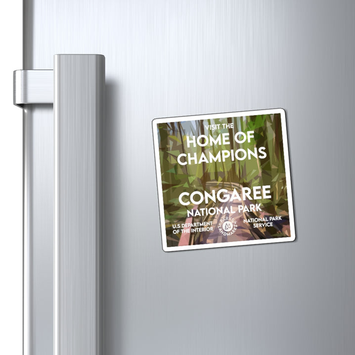 Congaree National Park Magnet - WPA Style