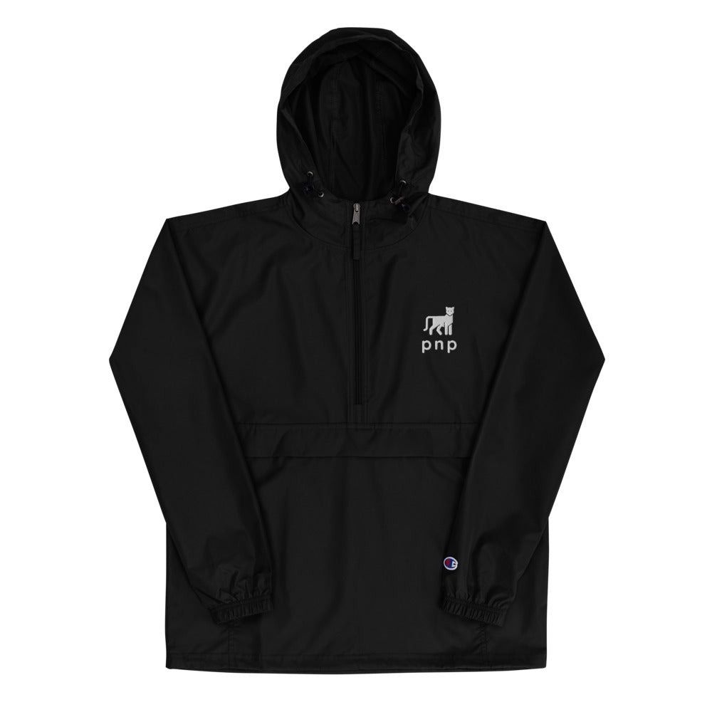 PNP Happy Mountain Lion Jacket - Pinnacles  National Park Embroidered Packable Jacket - Parks and Landmarks // Champion