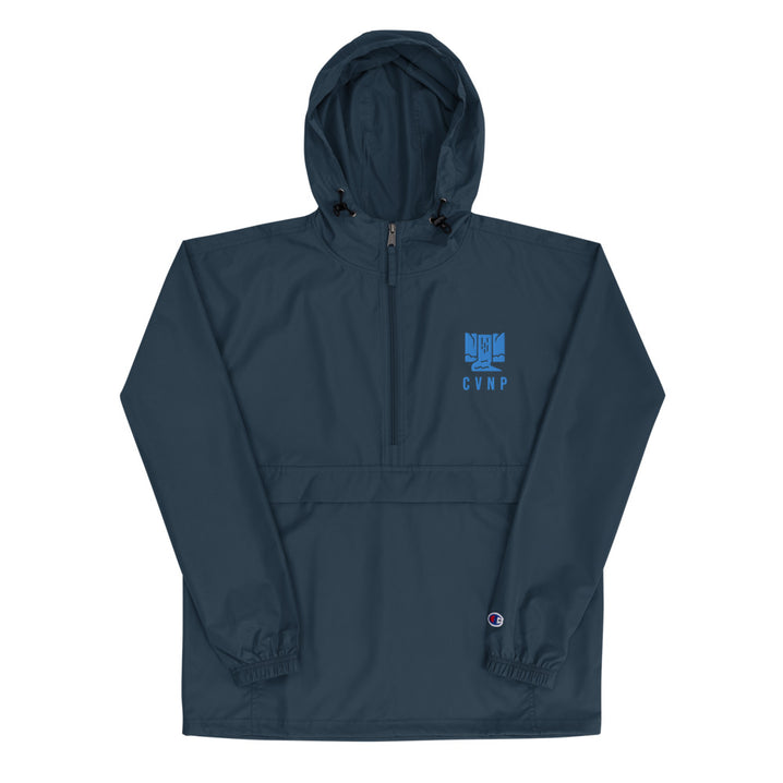 CVNP Happy Waterfall Jacket - Cuyahoga Valley National Park Embroidered Packable Jacket - Parks and Landmarks // Champion