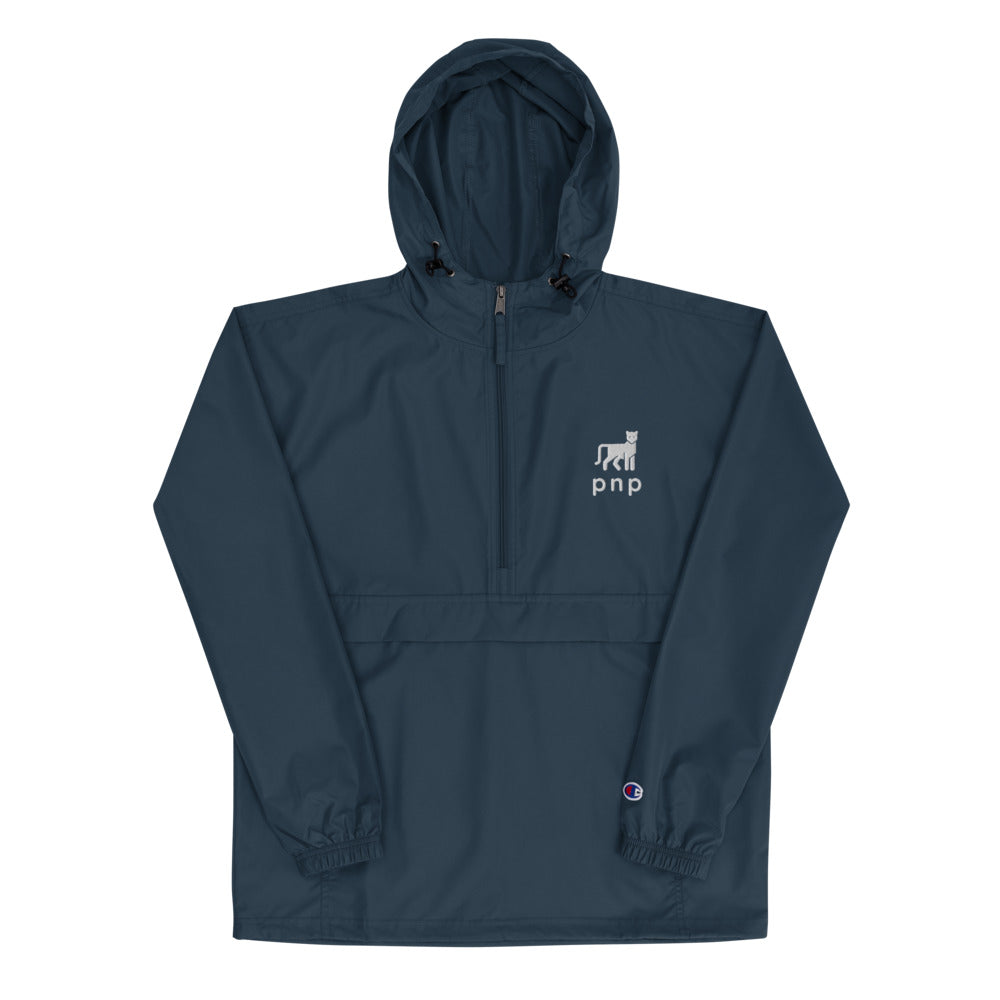 PNP Happy Mountain Lion Jacket - Pinnacles  National Park Embroidered Packable Jacket - Parks and Landmarks // Champion
