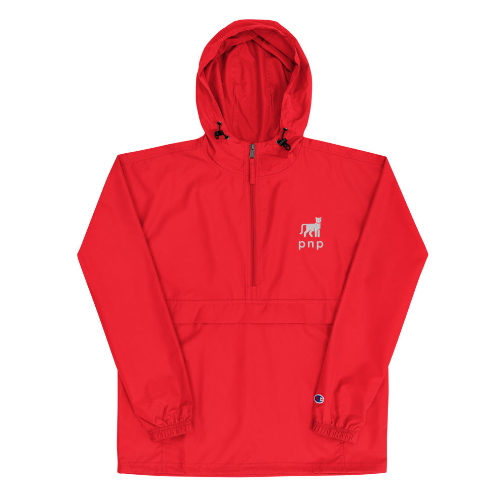 PNP Happy Mountain Lion Jacket - Pinnacles  National Park Embroidered Packable Jacket - Parks and Landmarks // Champion