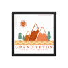Good Days Framed Poster - Grand Teton National Park Poster