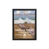 Indiana Dunes National Park Poster (Framed) - WPA Style