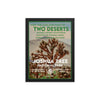 Joshua Tree National Park Poster (Framed) - WPA Style