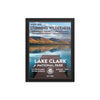 Lake Clark National Park Poster (Framed) - WPA Style