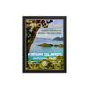 Virgin Islands National Park Poster (Framed) - Paradise - WPA Style