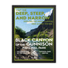 Black Canyon National Park Poster (Framed) - WPA Style copy