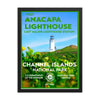 Channel Islands National Park Poster (Framed) - Light House - WPA Style