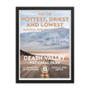 Death Valley National Park Poster (Framed) - WPA Style
