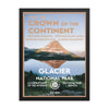 Glacier National Park Poster (Framed) - WPA Style