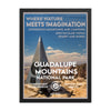 Guadalupe Mountains National Park Poster (Framed) - WPA Style