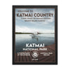 Katmai National Park Poster (Framed) - WPA Style