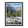 Kings Canyon National Park Poster (Framed) - WPA Style