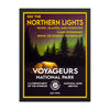 Voyageurs National Park Poster (Framed) - WPA Style