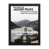 North Cascades National Park Poster (Framed) - WPA Style