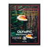 Olympic National Park Poster (Framed) - WPA Style