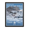 Rocky Mountain National Park Poster (Framed) - WPA Style