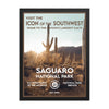 Saguaro National Park Poster (Framed) - WPA Style
