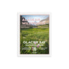 Glacier Bay National Park Poster (Framed) - WPA Style