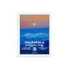 Haleakala Park Poster (Framed) - WPA Style