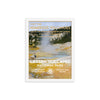Lassen Volcanic National Park Poster (Framed) - WPA Style