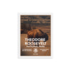 Theodore Roosevelt National Park Poster (Framed) - WPA Style