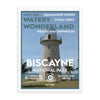 Biscayne National Park Poster (Framed) - WPA Style