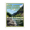 Black Canyon National Park Poster (Framed) - WPA Style copy