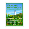 Channel Islands National Park Poster (Framed) - Light House - WPA Style