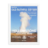 Yellowstone National Park Poster (Framed) - Old Faithful - WPA Style